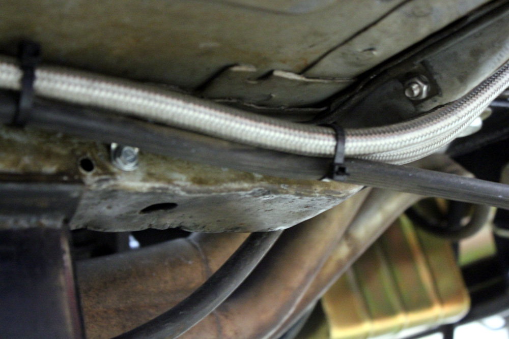 Foxbody Braided Fuel Line Routing Ford Mustang Forums